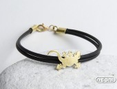 Bracciale oro giallo "Funny zoo" | Negri Gioielli Roma 100% Artigianali | handmade jewellery