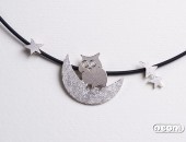 Girocollo con pendente in argento | Negri Gioielli Roma 100% Artigianali | handmade jewellery