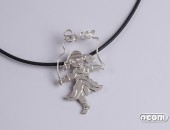 Girocollo con pendente in argento "Sogni e fiabe" | Negri Gioielli Roma 100% Artigianali | handmade jewellery