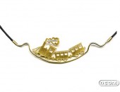 Girocollo con pendente in oro "Sogni e fiabe" | Negri Gioielli Roma 100% Artigianali | handmade jewellery