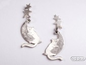 Orecchini argento "Segni" | Negri Gioielli Roma 100% Artigianali | handmade jewellery