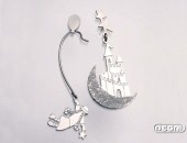 Orecchini argento "Sogni e fiabe" | Negri Gioielli Roma 100% Artigianali | handmade jewellery