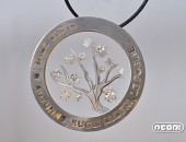 Pendente argento personalizzabile | Negri Gioielli Roma 100% Artigianali | handmade jewellery