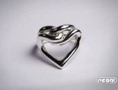 Anello argento "Annodamore" | Negri Gioielli Roma 100% Artigianali | handmade jewellery