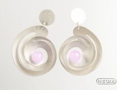 Orecchini argento con agate | Negri Gioielli Roma 100% Artigianali | handmade jewellery